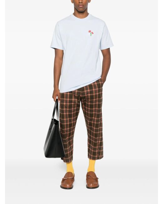 KENZO White Gots Archive Bouquet Embroidered Classic Tsh