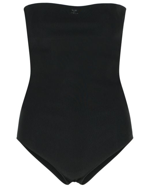 Courreges Courreves Black Viscose Mischbodyuit