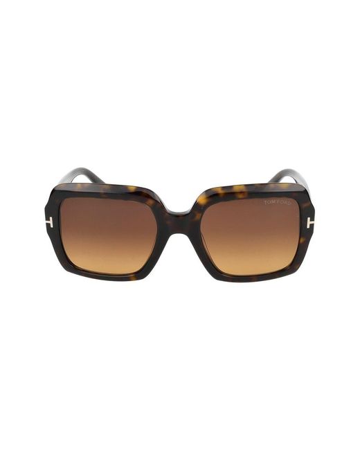 Tom Ford Zonnebrillen Ft1082 52,00 F /21/140 in het Brown