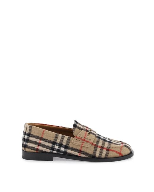 Burberry Multicolor Vintage Wool Check Loafer