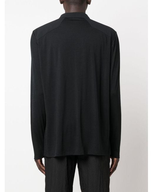 Arc'teryx Frame Ls Polo in Gray for Men | Lyst