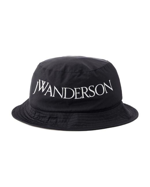 J.W. Anderson Logo Eimer Hut J.W.Anderson Nylon Black