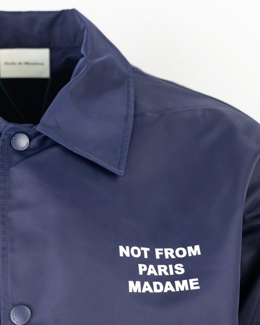 Drole de Monsieur Blue Drôle De Monsieur Giacca Slogan Blu