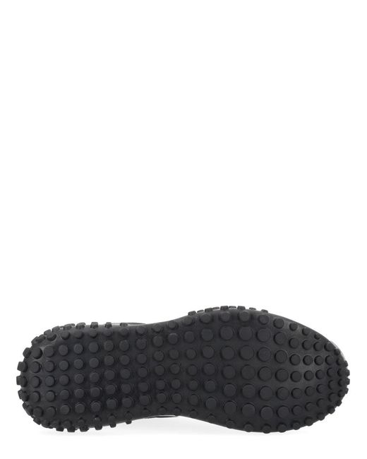 Versace Jeans Couture Black Leather Sneakers for men