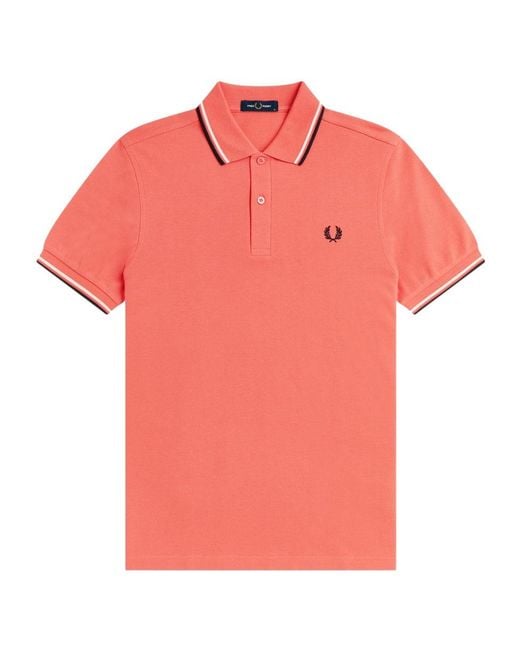 Fred Perry Orange Classic Polo Shirt For for men