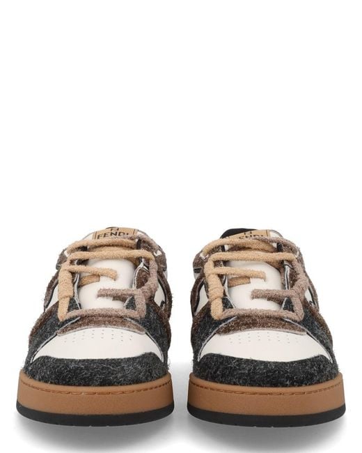 Fendi Brown Sneaker Match"