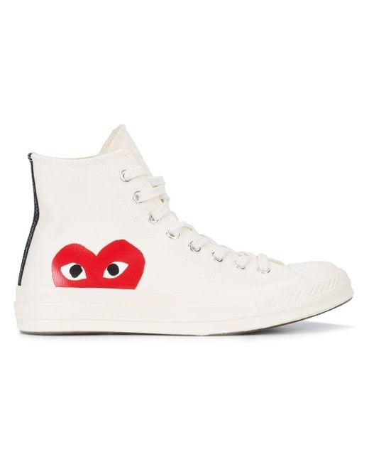 COMME DES GARÇONS PLAY White Sneakers for men
