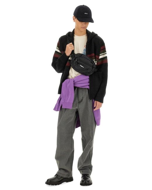 Obey Gray Big Time Carpenter Pants for men