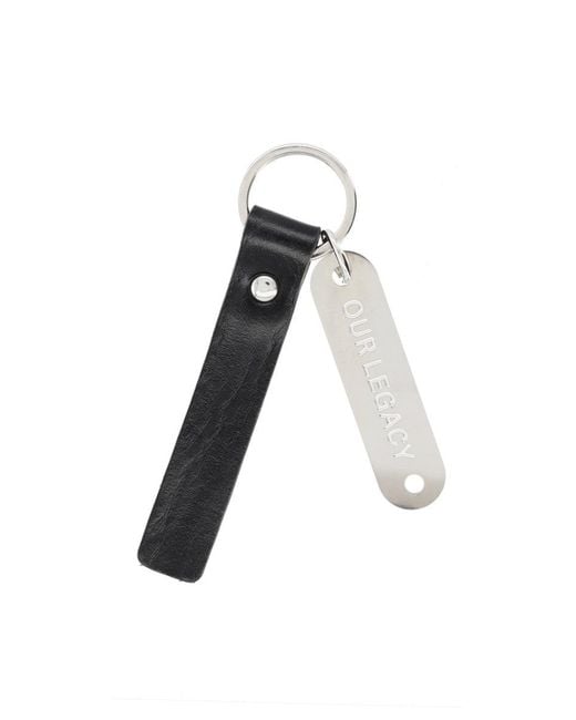 Our Legacy White Cow Leather Key Holder