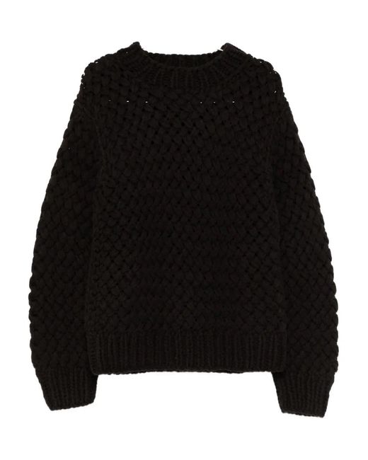Dries Van Noten Black Motel 2710 M. K. Sweater Dbrn for men