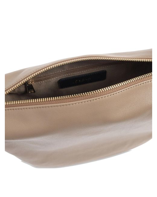 Furla Gray Nuvola M Hobo