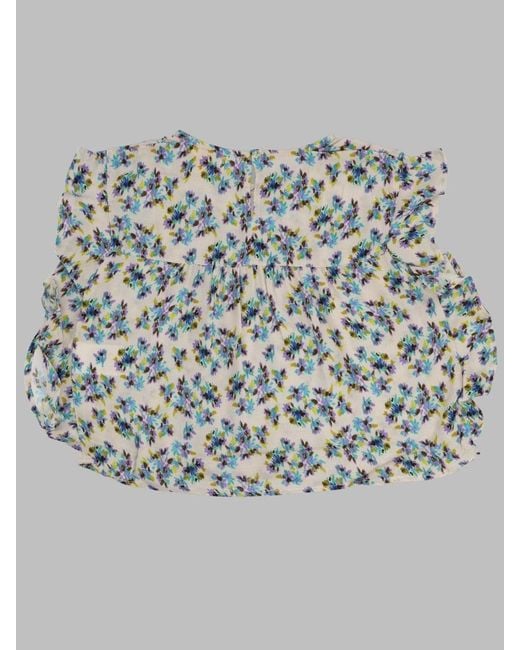 Bellerose Gray Flowery Blouse