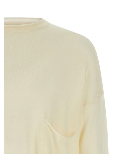 Ma'ry'ya Natural Wool Sweater for men
