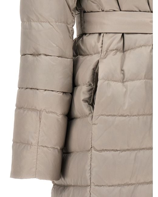 Max Mara Natural Novef Puffer Jackets White