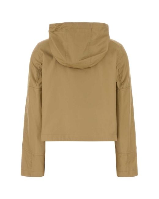 Burberry Natural Solid Hood Jacket
