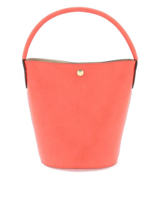 Longchamp Épure S Bucket Bag in het Pink