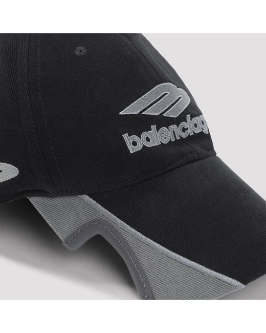 Balenciaga Black American Football Cap