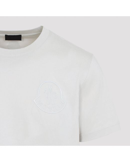 Moncler White S/S T Shirt