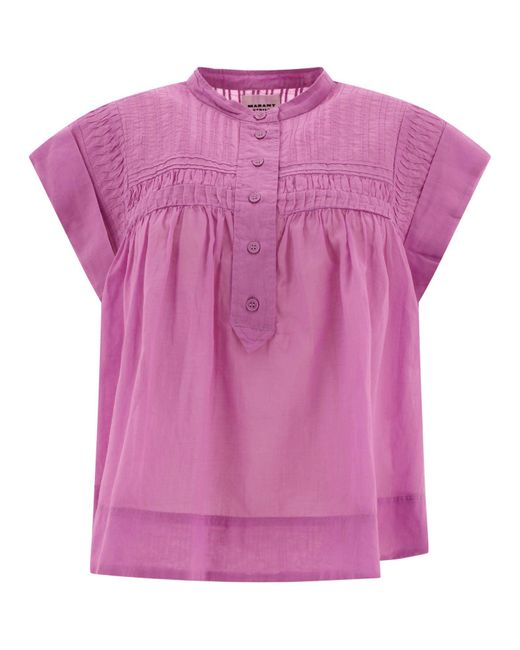 Leaza Top di Isabel Marant in Pink