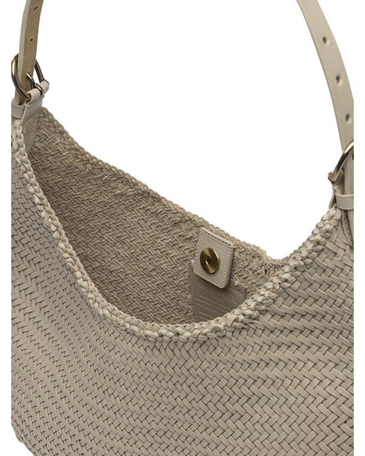 Dragon Diffusion Gray Drachendiffusion Luna Mezza 3 mm diagonaler Mondform Hobo 35 x27 x7 cm