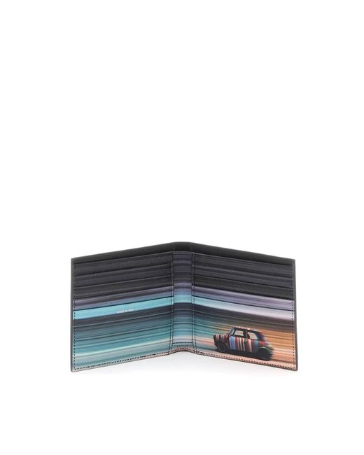 Portafoglio Mini Blur di Paul Smith in Black da Uomo