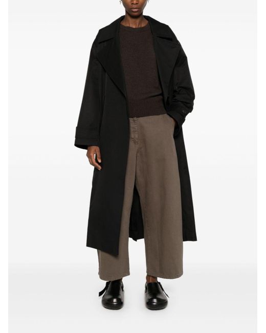 Studio Nicholson Black Mawer Trenchcoat