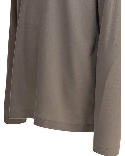 Vince Katoenen T-shirt Met Ronde Hals in het Gray voor heren