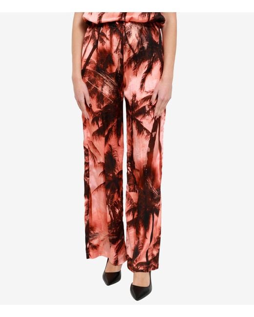 Erika Cavallini Semi Couture Red Trousers