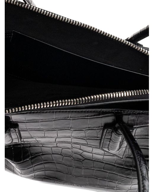 ATTico La Passeggiata Medium en cuir Sac en cuir The Attico en coloris Black
