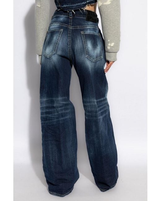 DSquared² Blue Jeans With Logo