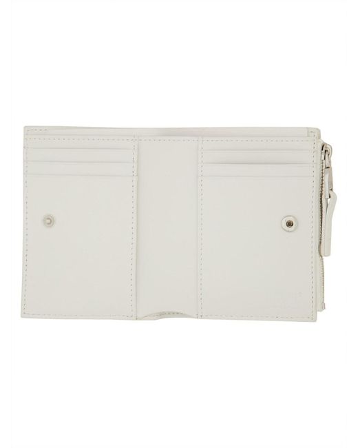 DIESEL Natural Wallet With Logo Plaque