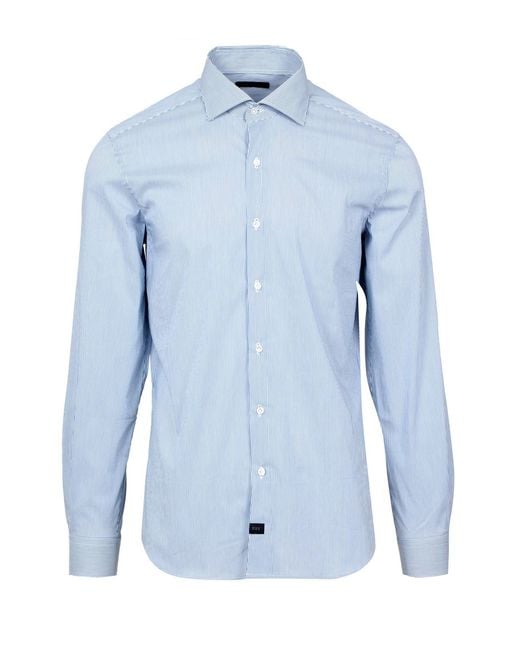 Fay Blue Shirts for men