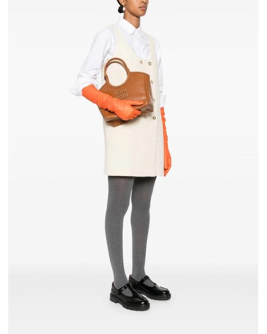 Miu Miu Brown Borse Softy