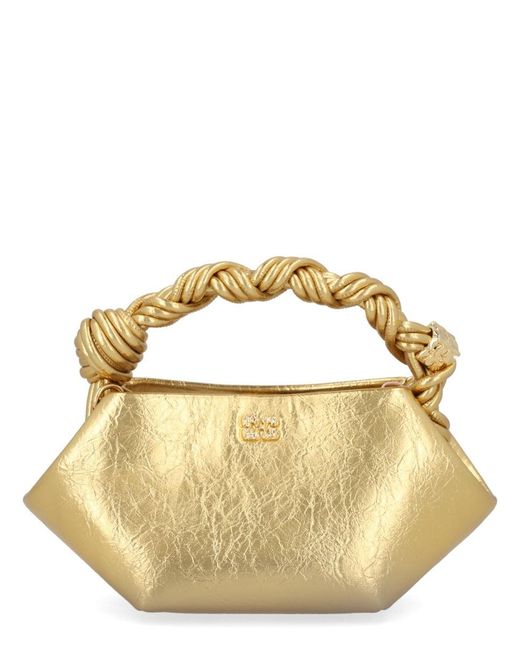 Ganni Metallic Mini Bou Bag