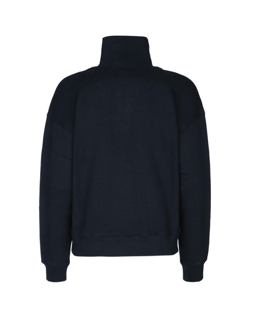 Maison Kitsuné Blue Sweatshirts