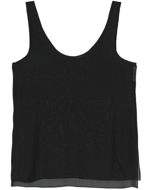Top Gauchère en coloris Black