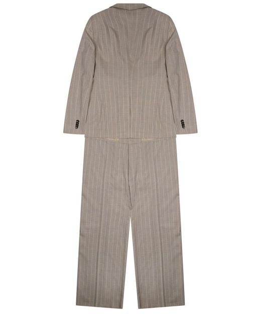 Tagliatore Gray Two-Piece Wool Suit