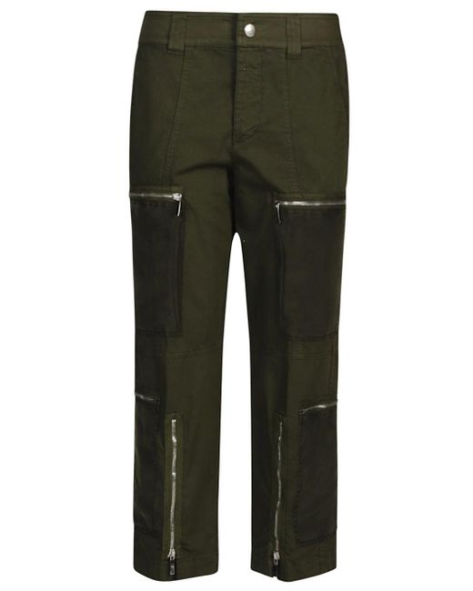 Seafarer Green Delta Zipped Trousers