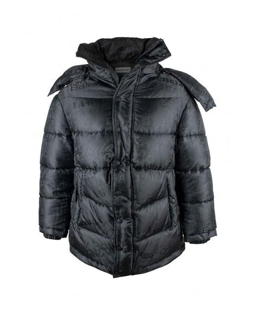 Balenciaga Black Down Jacket