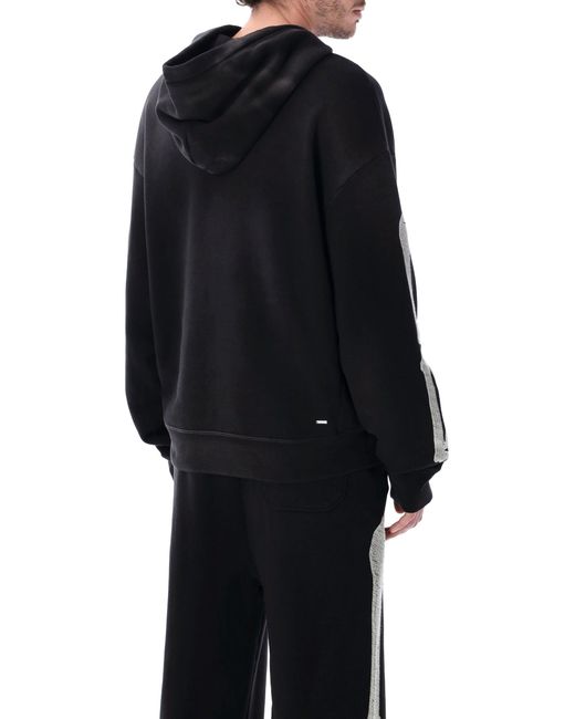 Amiri Black Bones Oversized Cotton Hoodie