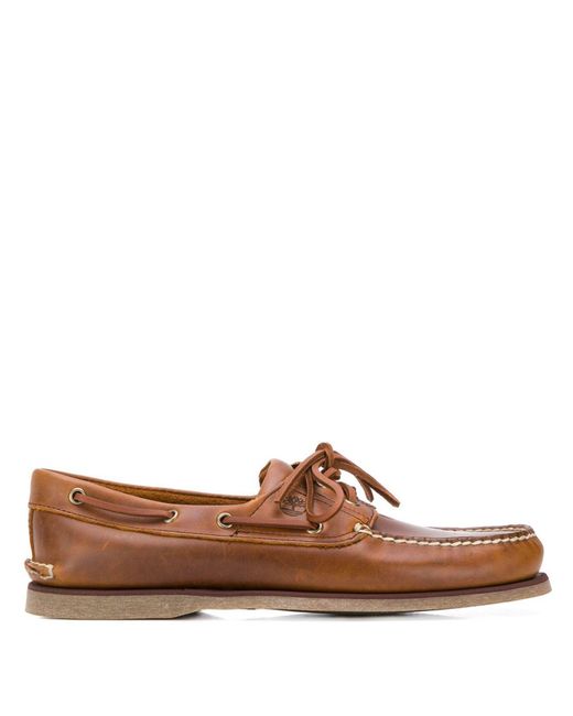 Timberland Brown Classic Boat Boat Shoe Shoes for men