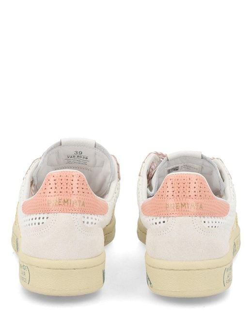 Premiata White Sneaker "Bonnied"