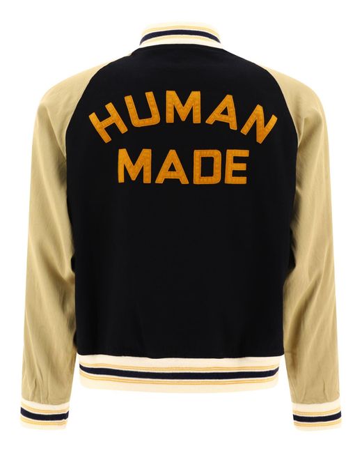 Human Made Black "Baseball" Bomber Jacket for men