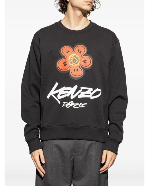 KENZO Black Boke Flower Sweatshirt