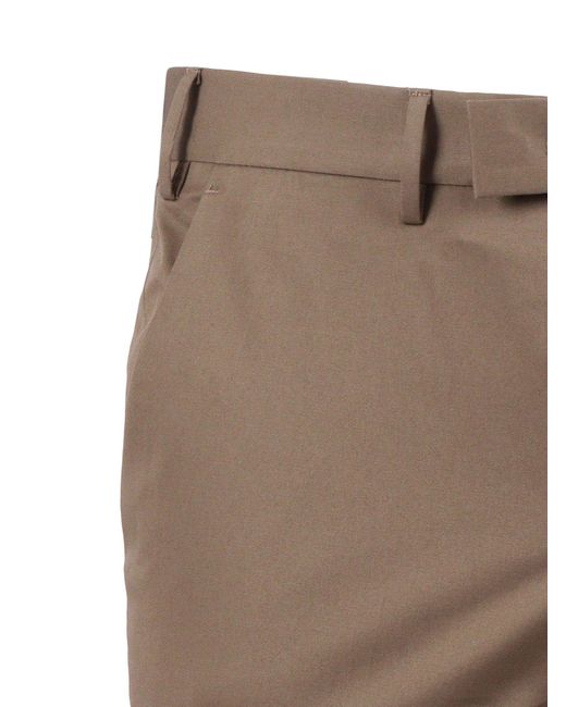 PT01 Gray Master, Flat Front, Diagonal Pockets, Flap Back Pockets, Turn Up