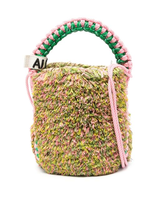 Monte Fringe MacRame Basketball ALÉMAIS de color Yellow