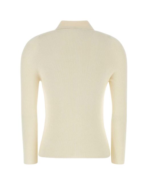 Fendi White Shirt Essential Ribs