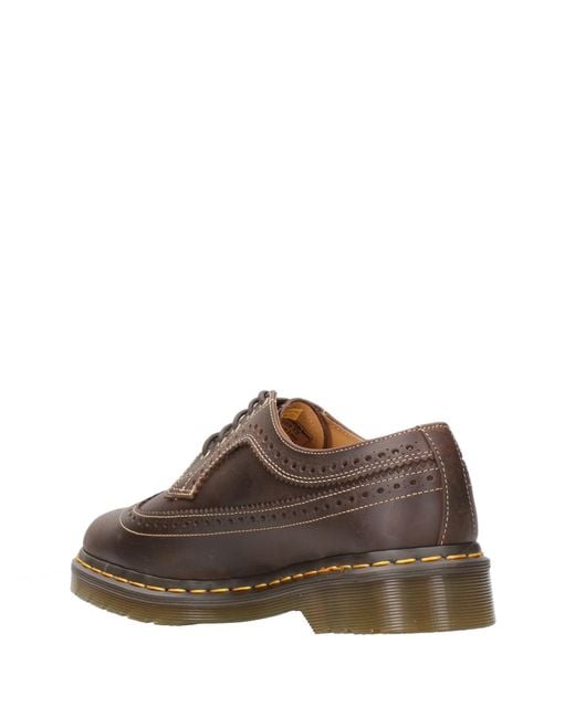 Dr. Martens Brown Flat Shoes