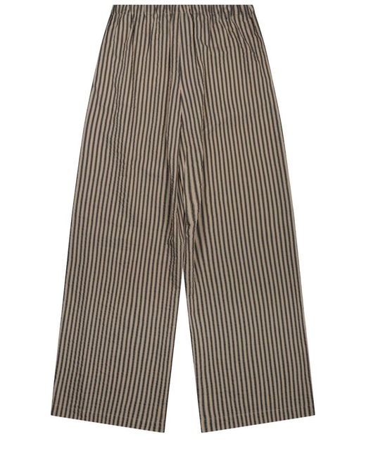 Alysi Gray Chic Mini Trousers For Ss26