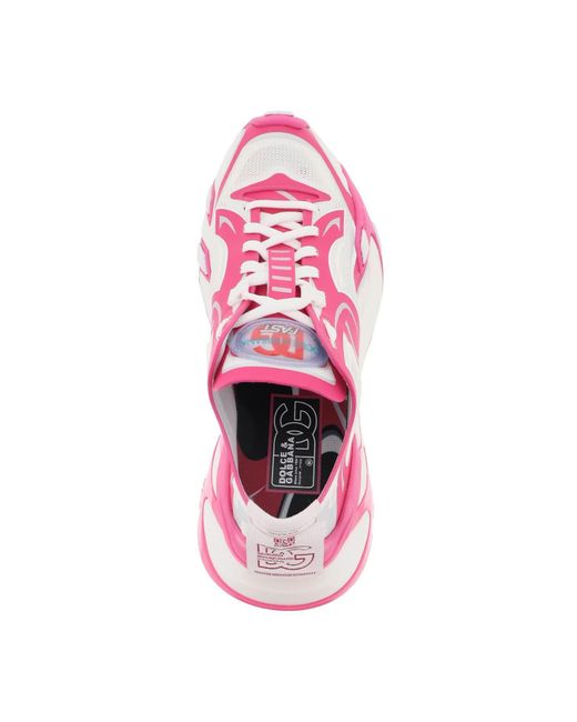 Dolce & Gabbana 'schnelle' Sneaker in het Pink